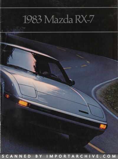 1983 Mazda RX-7 Brochure - ImportArchive
