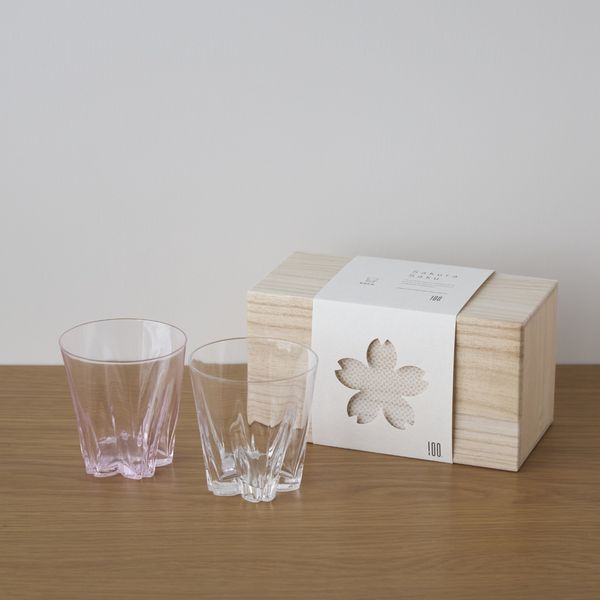 100 percent/SAKURASAKU Rock 紅白セット -桜がテーブルにそっと咲く