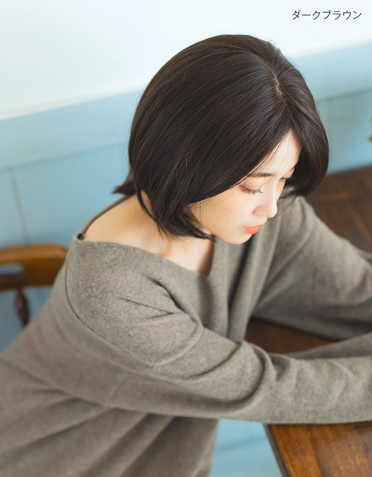 天使のオリエンタルボブ人毛MIX フルウィッグ｜リネアストリア