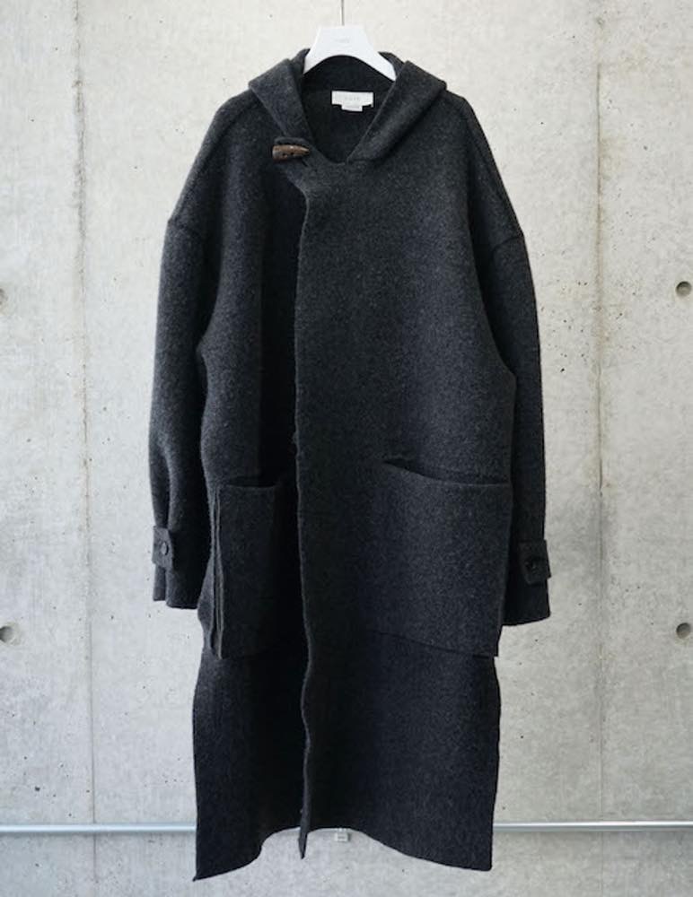 yoke 7G MILANO RIB HOODED COAT | INSECTE〔インセクト〕yohji