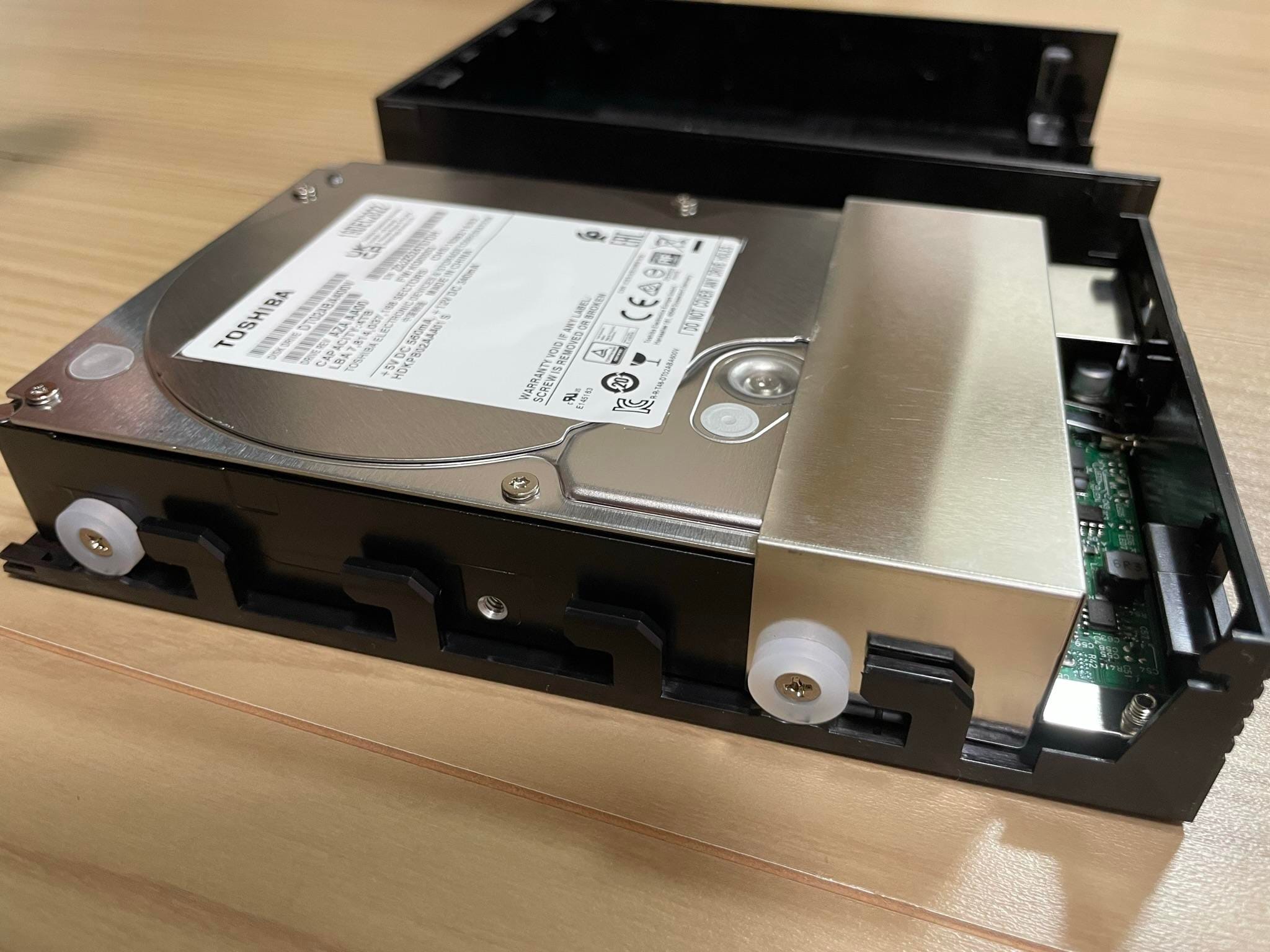 東芝 BAFFALO 外付けHDD HD-TDA6U3-B ジャンク HD-TDA6U3-B/N : 外付けHDD