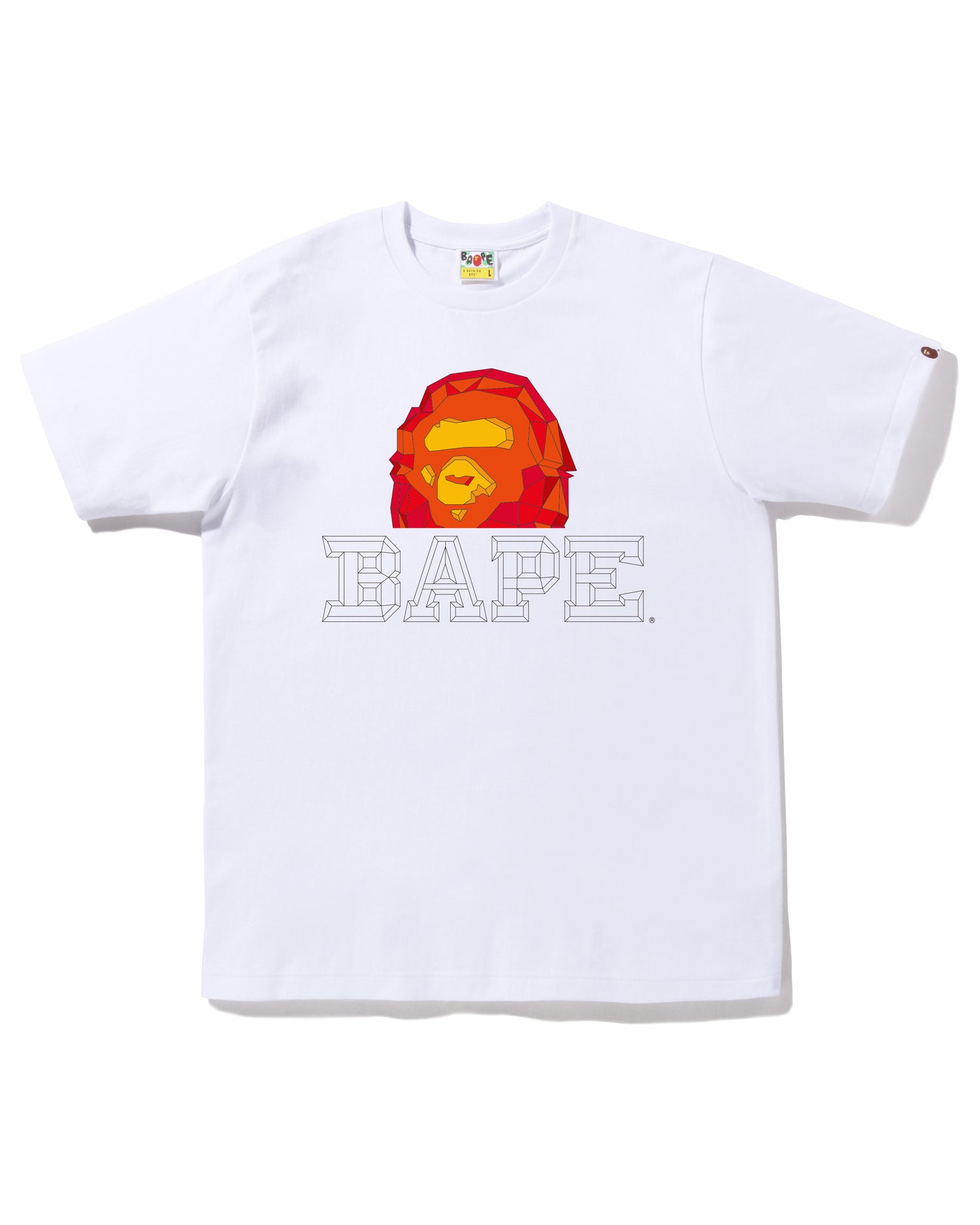 A BATHING APE® Polygon Ape Head Tee | Bape official website – INT
