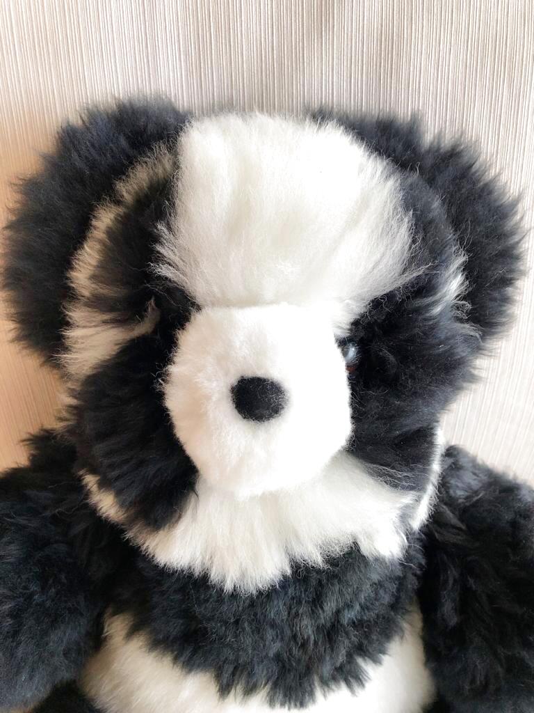 アルパカ毛100％ テディベアパンダ ぬいぐるみ くま teddybear
