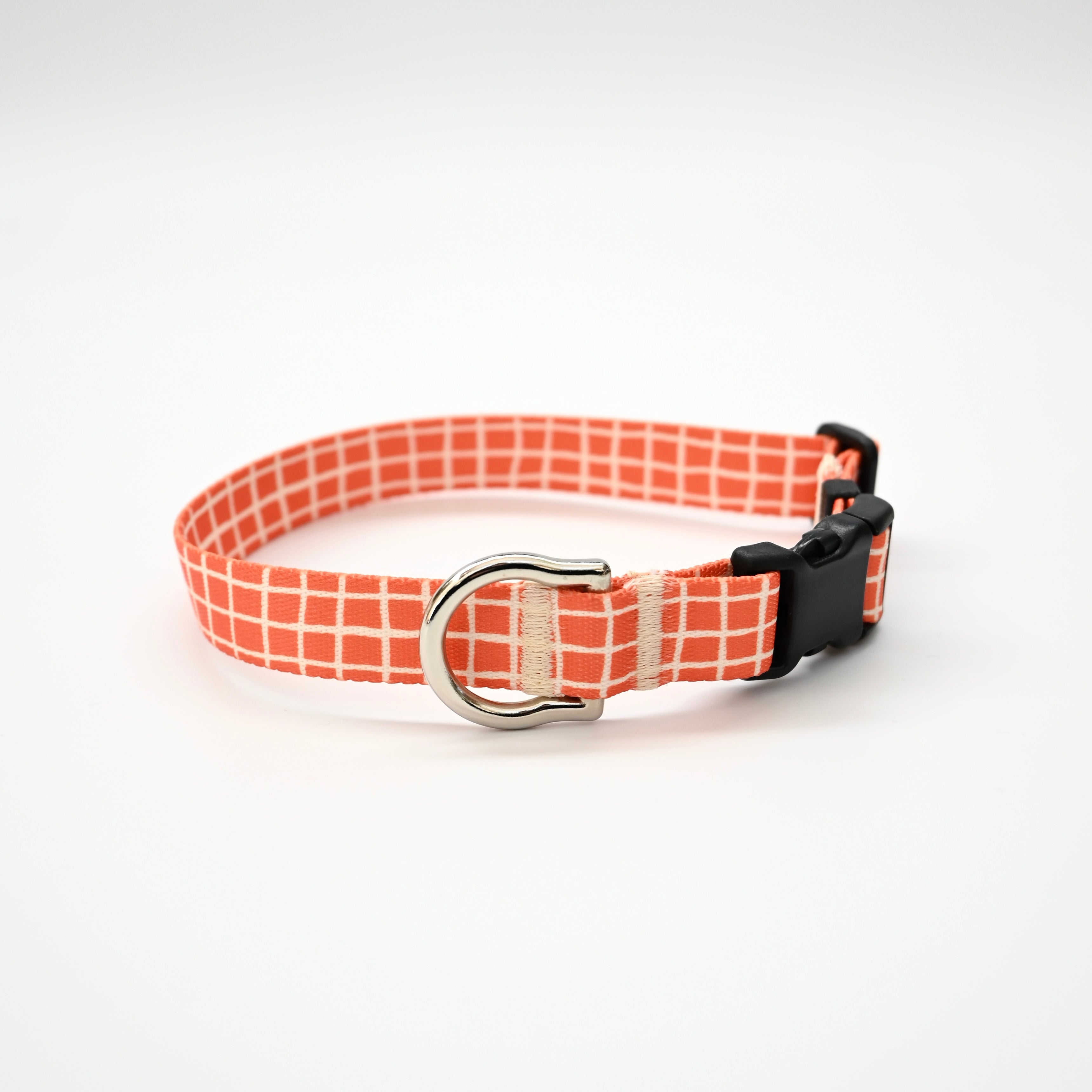 首輪 Windowcheck オレンジ×アイボリー – inuno.