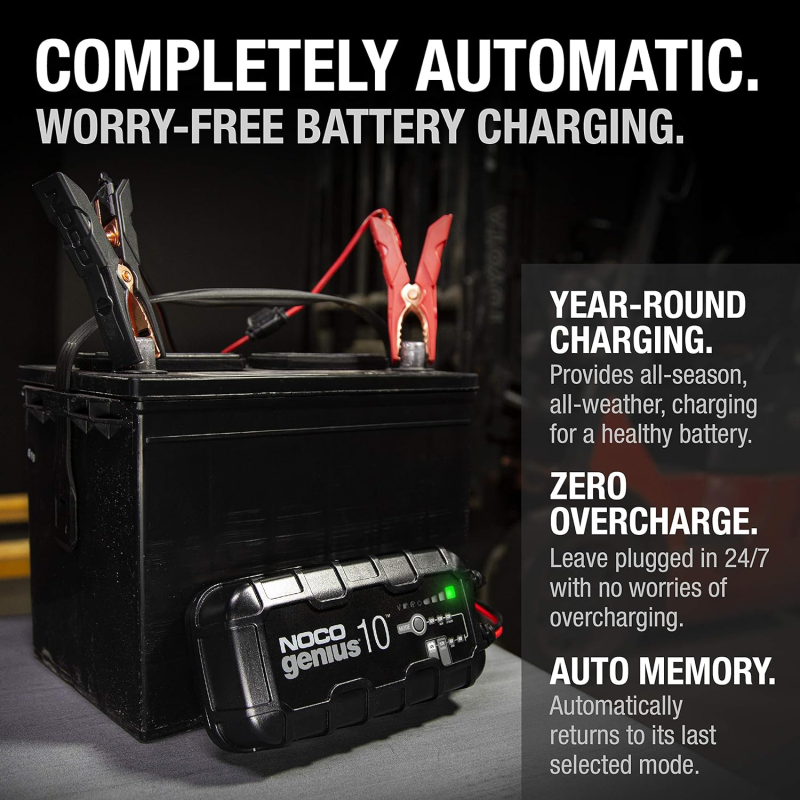 NOCO GENIUS10 6V/12V 10A Smart Battery Charger