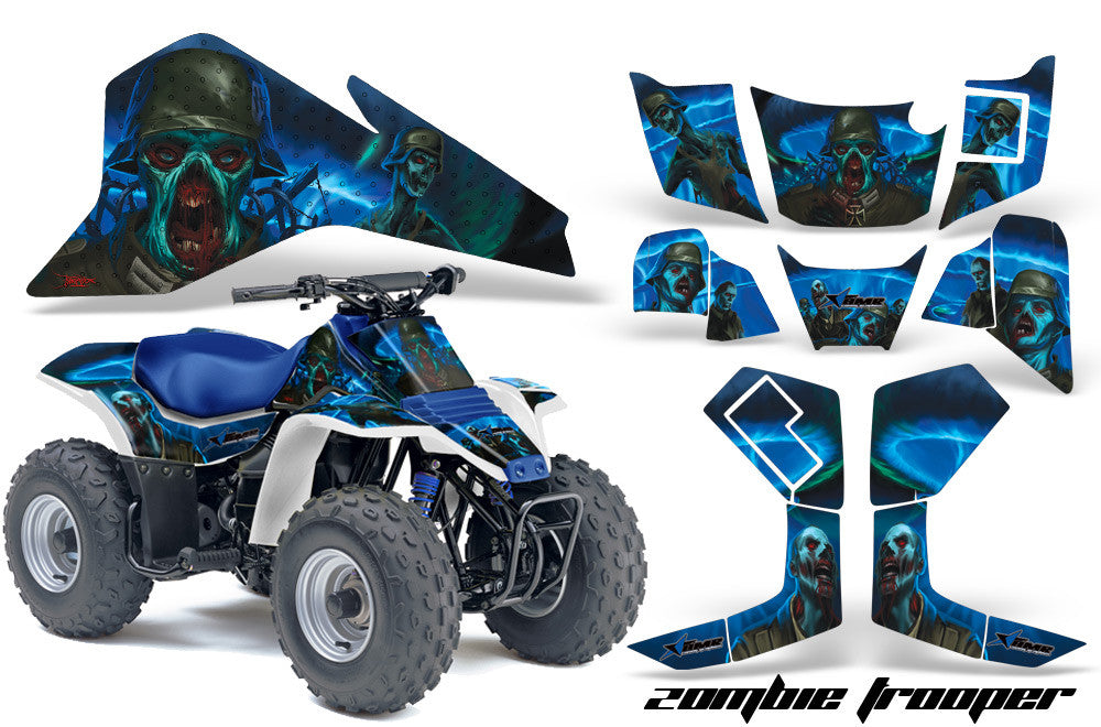 Kawasaki KFX 100 Graphic Kits - Invision Artworks Powersports Graphics
