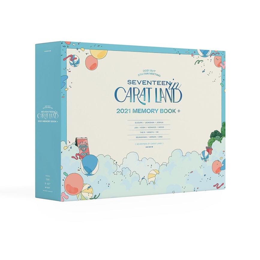 2021 SEVENTEEN in CARAT LAND MEMORY BOOK+ DIGITAL CODE