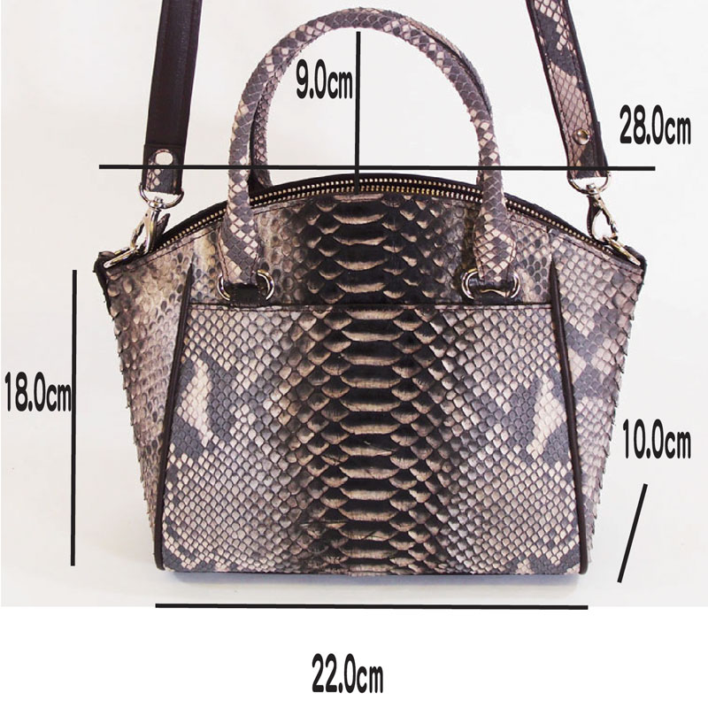 ダイヤモンドパイソンNo14190 ハンドバッグ | ハンドメイドバッグの