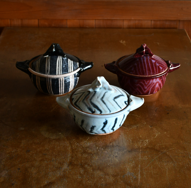 一人用キャセロール土鍋 | 稲葉直人 伊賀焼土鍋と器｜三重県伊賀市土鍋作家