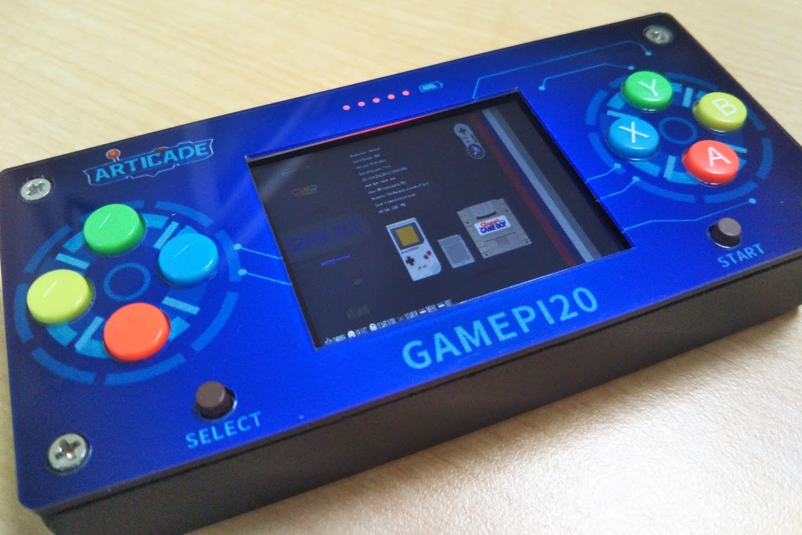Raspberry Pi を内蔵したポータブルゲーム機 GamePi20（クーポンあり