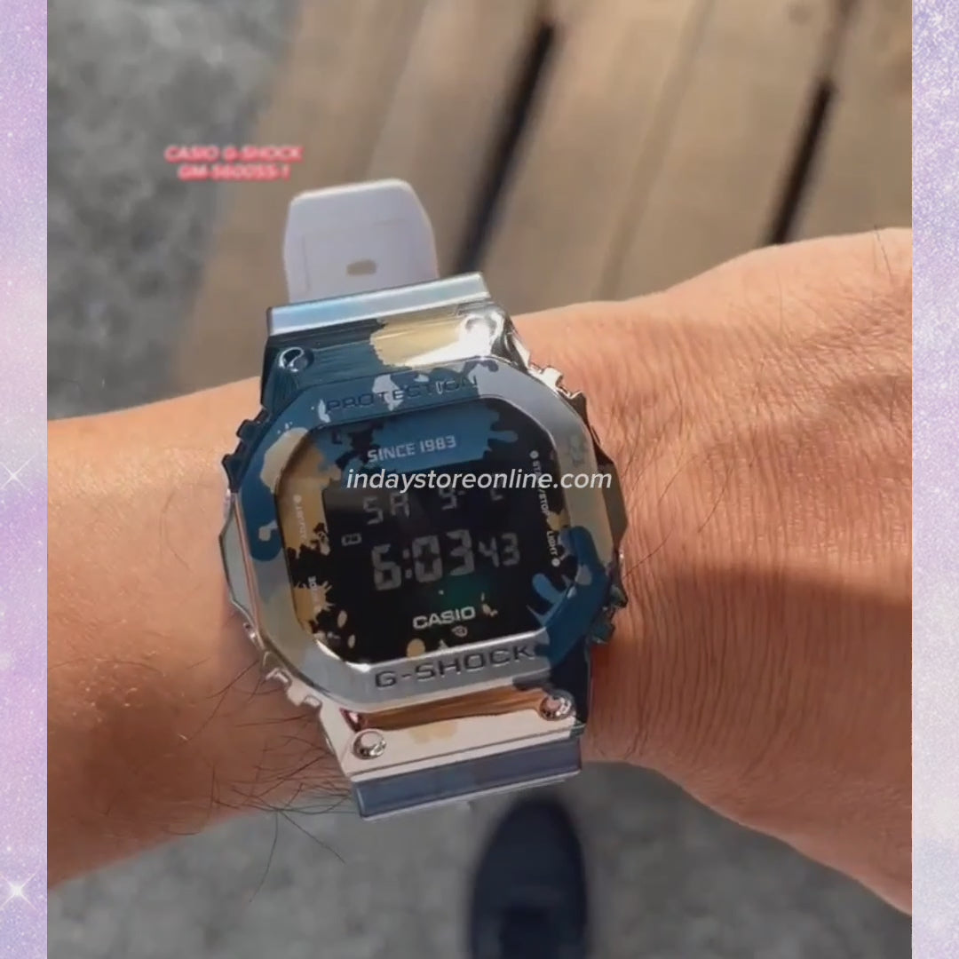 Casio G-Shock Men's Watch GM-5600SS-1 Digital 5600 Series