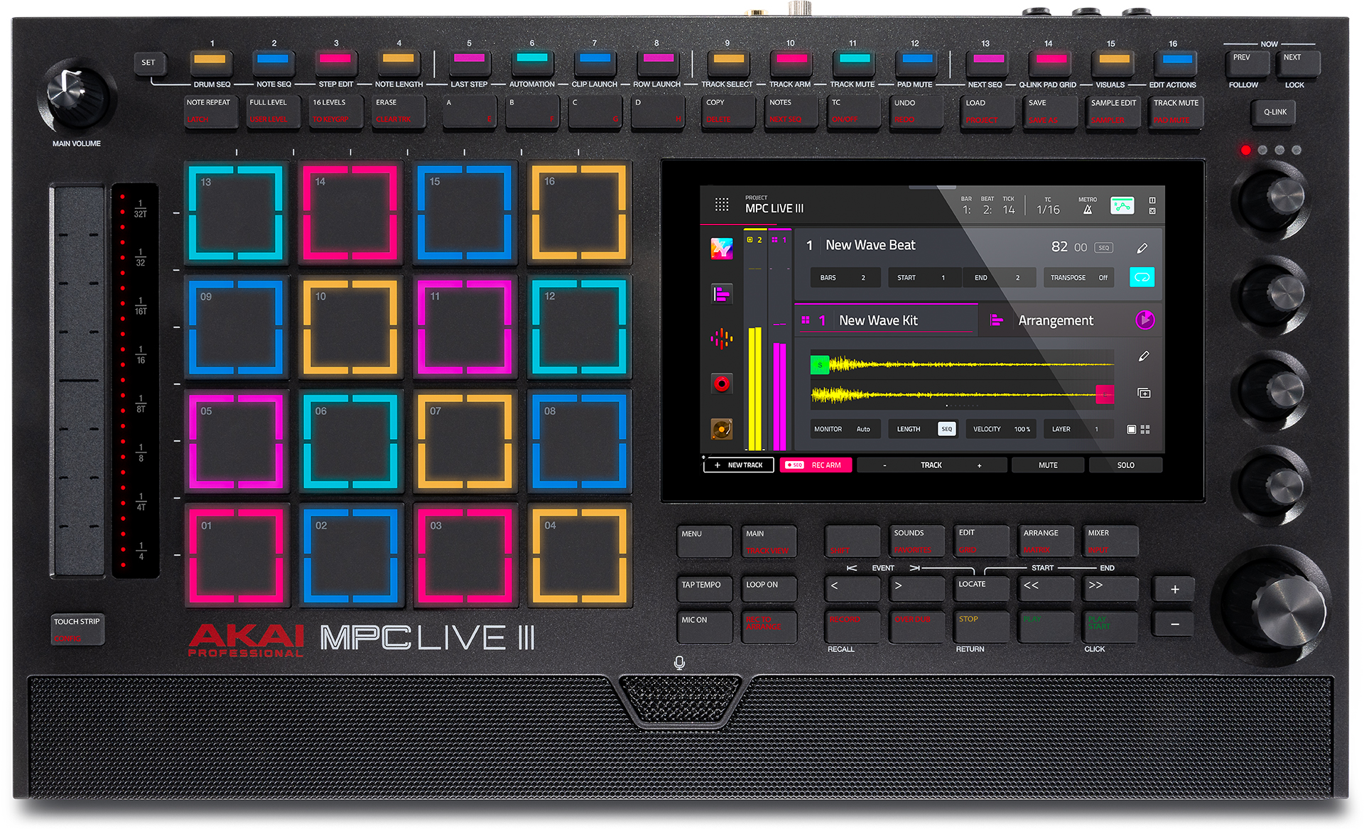 AKAI MPC Live 3 | 新MPCeパッド×MPC3 OS。PC不要でサンプリングから