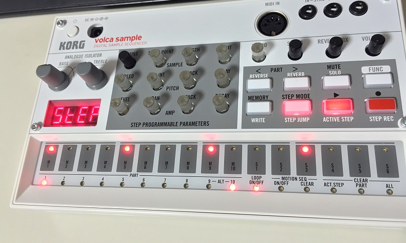 レビュー】KORGのデジタル・サンプル・シーケンサー「VOLCA SAMPLE」を