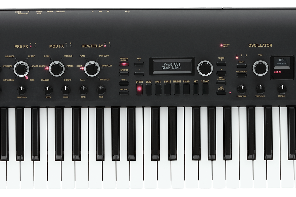 アナログモデリング・シンセサイザー KingKORG がブラック・モデルで