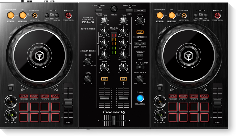 Pioneer DJ DDJ-400 | rekordbox dj 専用2チャンネルDJコントローラー