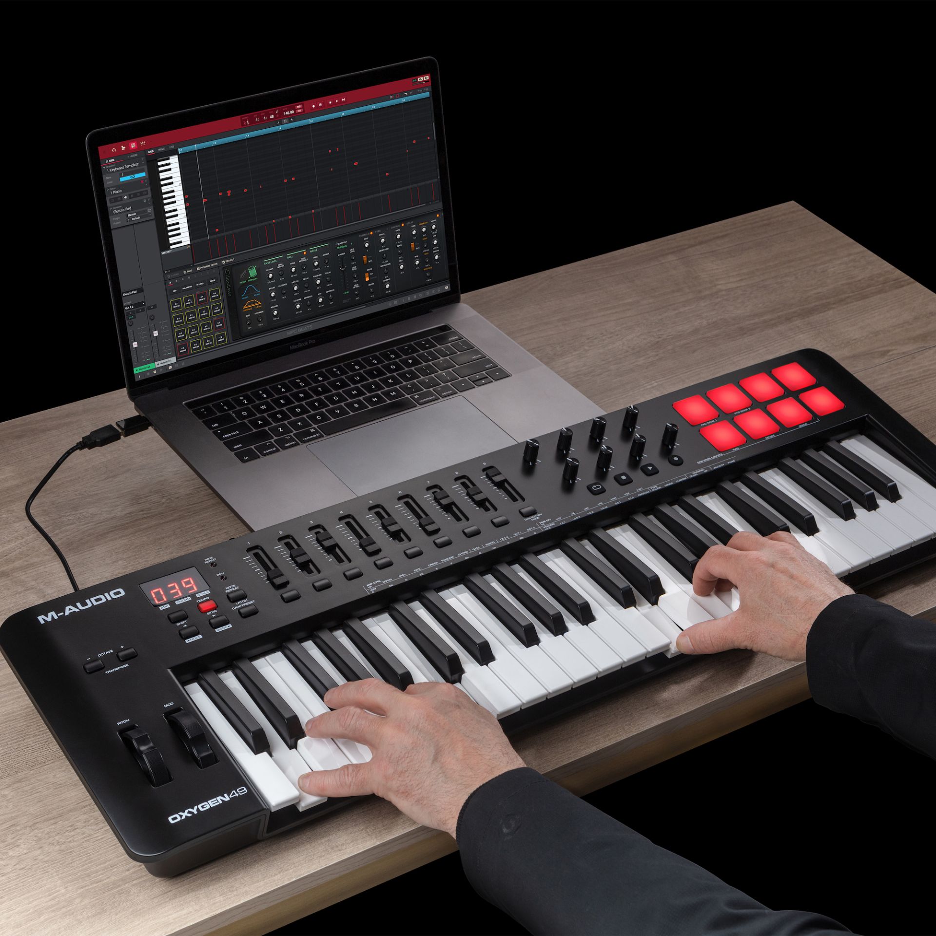M-Audio : Oxygen 49 MKV / Oxygen 61 MKV | USBバスパワー駆動のMIDI