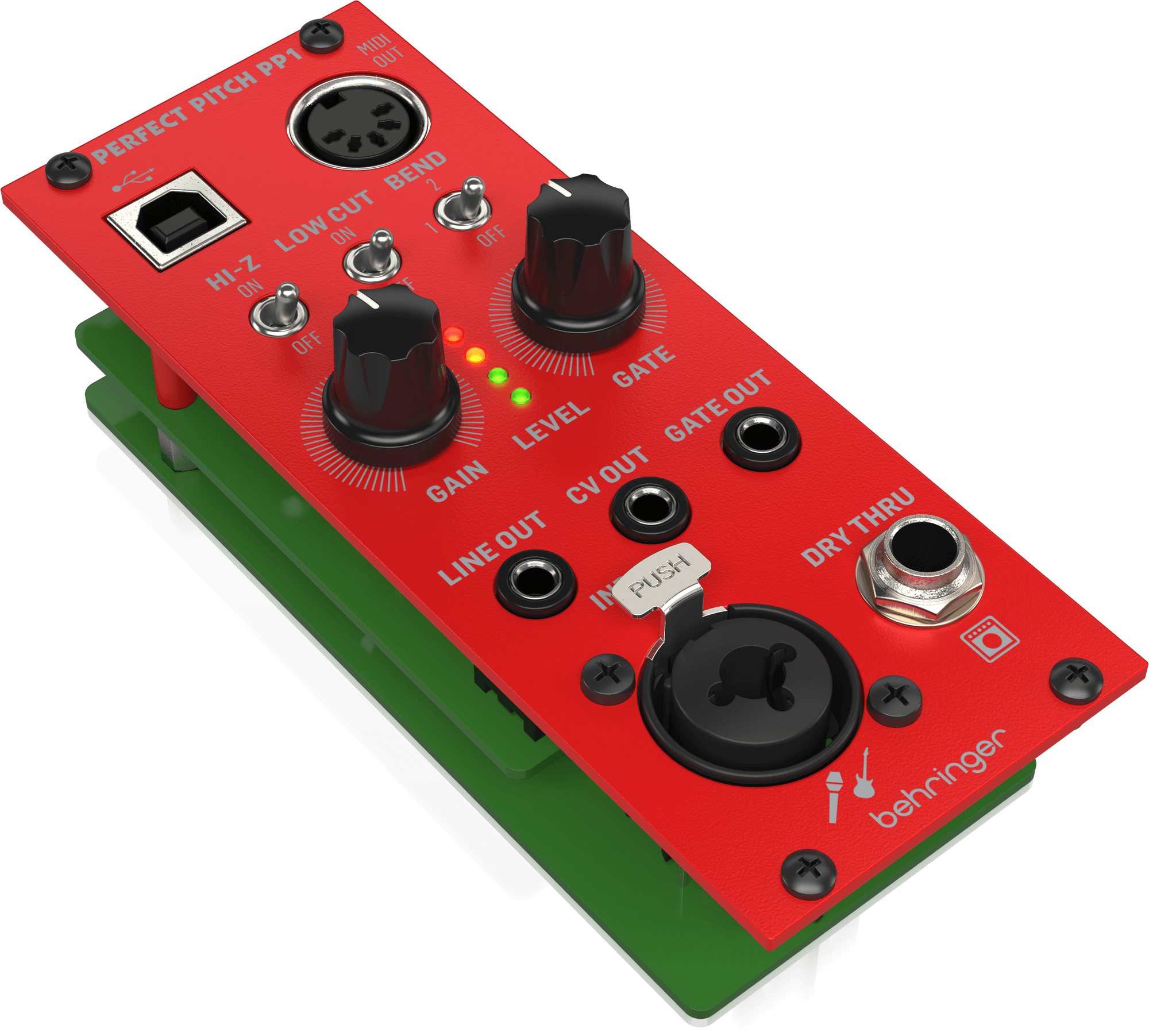 Behringer PERFECT PITCH PP1 | ギターやオーディオシグナルをMIDI/USB