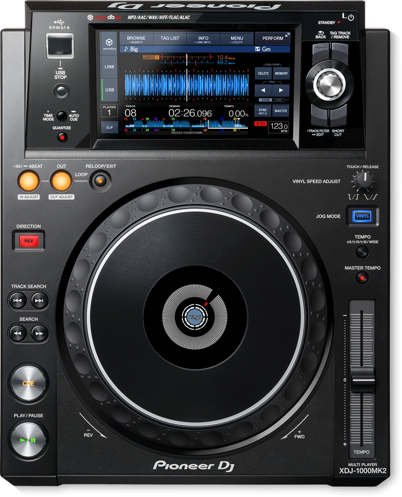 タッチパネルで選曲がより快適に！ Pioneer DJ XDJ-1000MK2 | Digiland