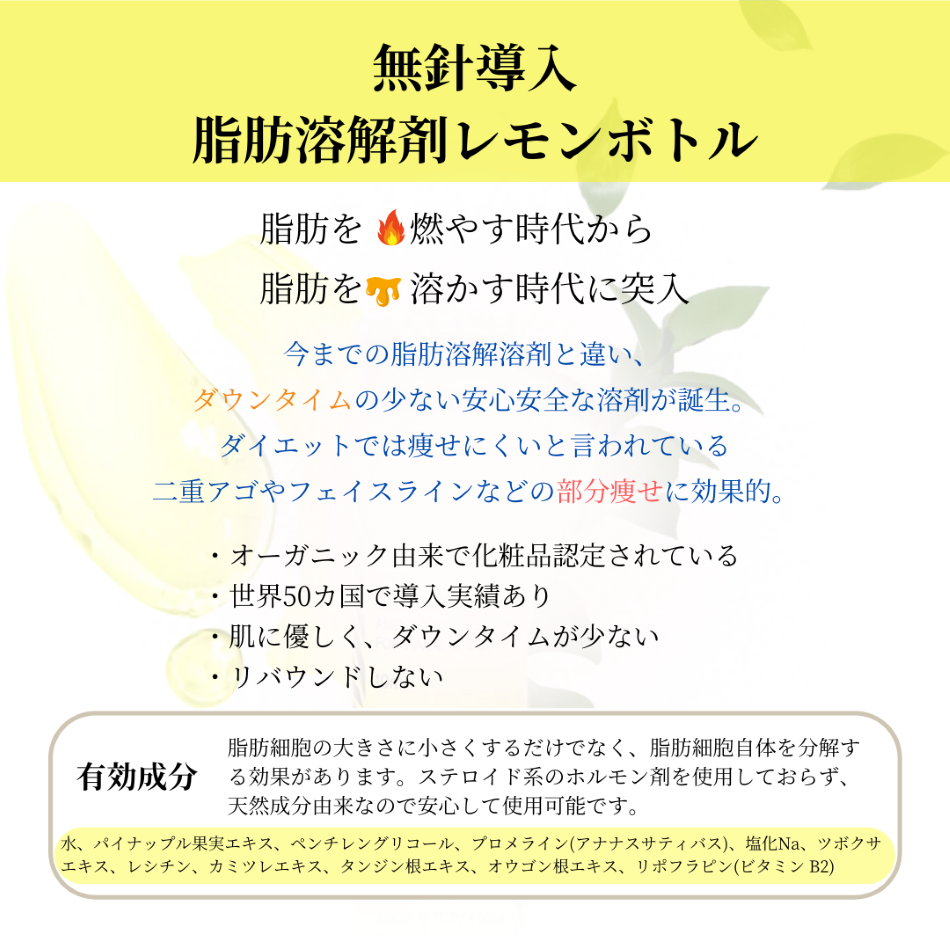 スペシャルキャンペーン！LEMON BOTTLE レモンボトル 数量限定
