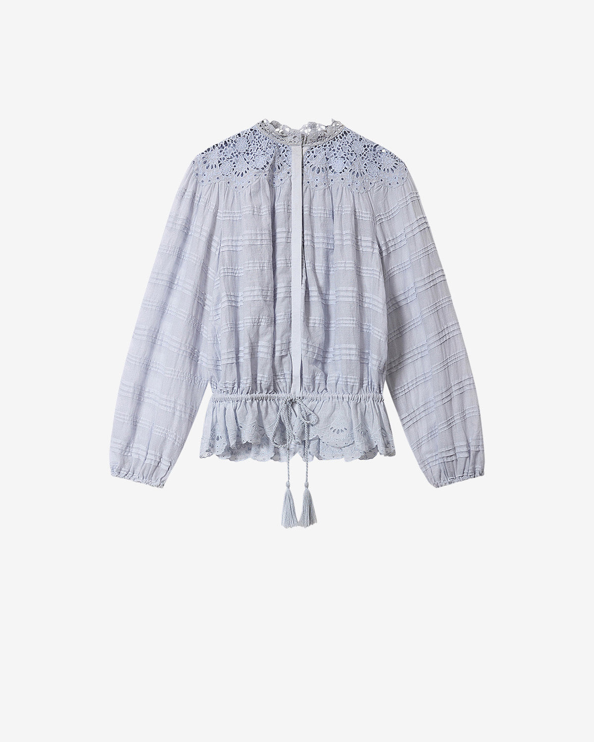 POLLY TOP Woman light blue | ISABEL MARANT Official online store