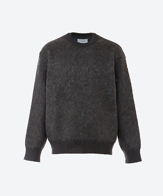 セーター KID MOHAIR MIX JACQUARD KNIT LS