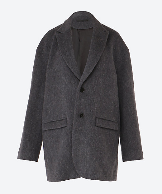 MOHAIR SHAGGY LONG JACKET 10220301