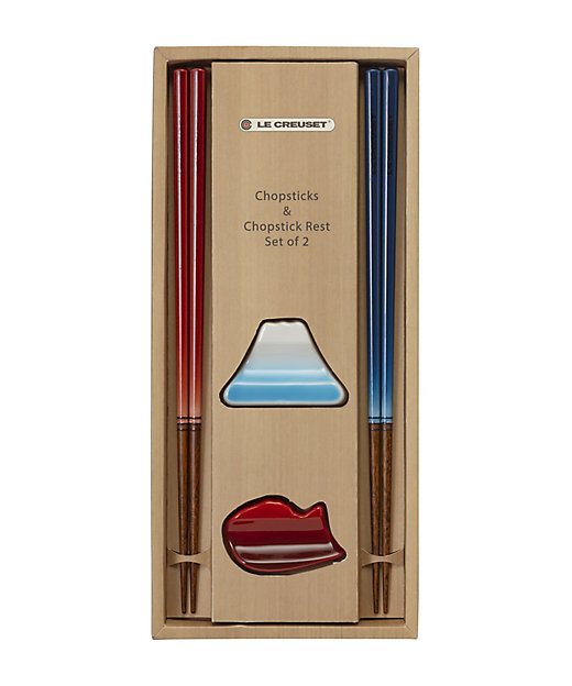 ル・クルーゼおまとめ】スクエア・チョップスティック ペアセット