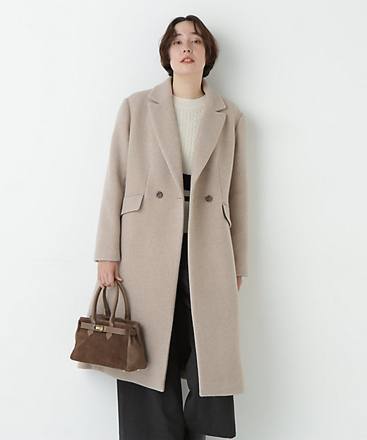 ウールモッサダブルチェスターコート（0775251105） | human