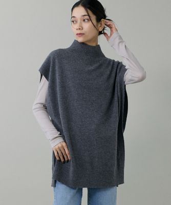 2WAYハイネックニットジレ（7154283001） | INED (Women
