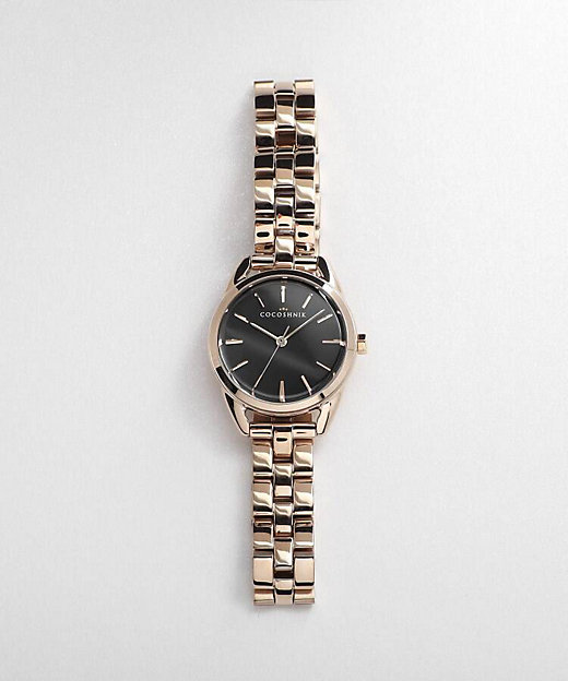 RGラウンド ブレスレットウォッチ（ブラックマット