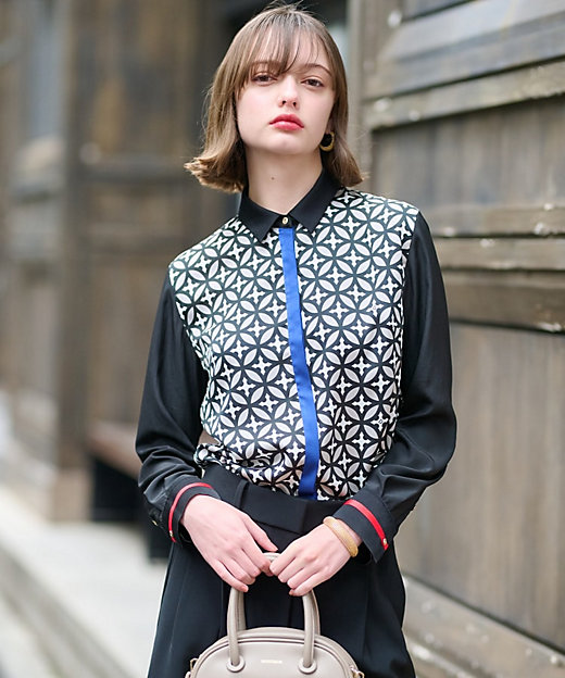 オーバーラップサークルシャツ（2002352398） | DRESSTERIOR