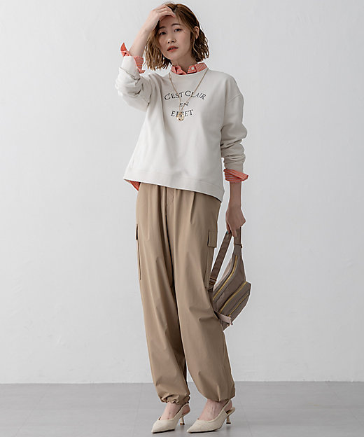 洗える】コットンテリー ロゴ スウェット（KKWOGS0231