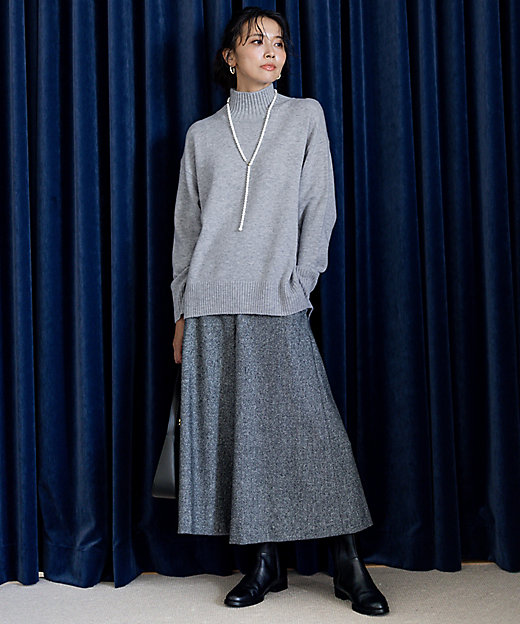 シルクネップツイード ガウチョパンツ（PRWOSW0510） | 23区