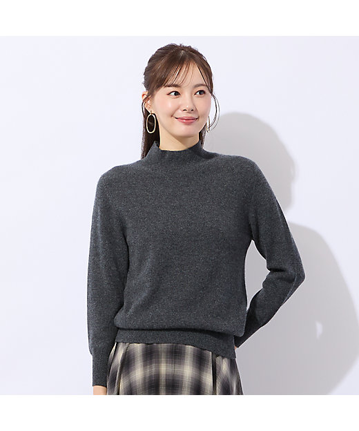アンサンブル対応】カシミヤハイネックニット（73136595