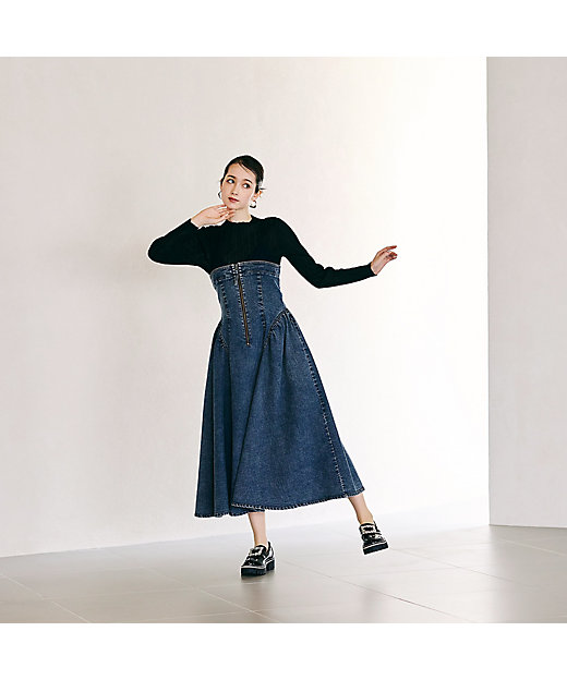 デニムドッキングワンピース（83015508） | Rose Tiara (Women