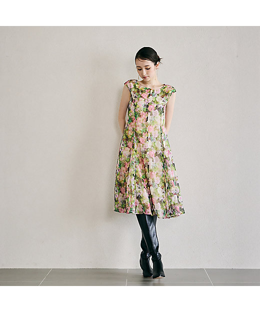 8枚接ぎ美シルエットシンプルワンピース（83015512） | Rose