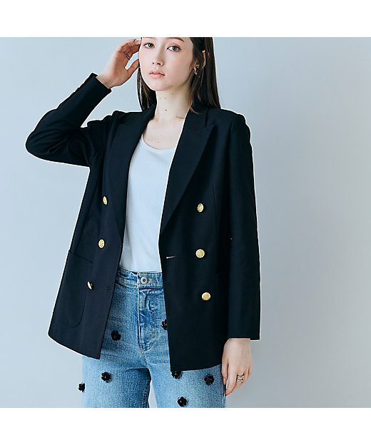 シンプルダブルジャケット（83102601） | Rose Tiara (Women