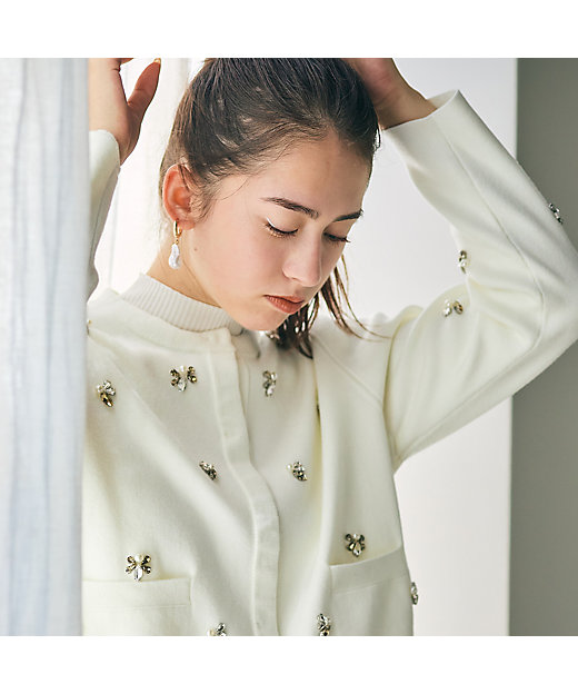 ミツバチビジューカーディガン（83136405） | Rose Tiara