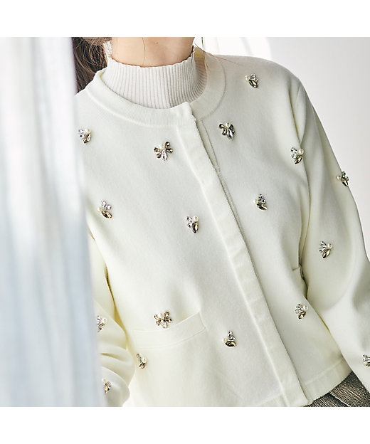 ミツバチビジューカーディガン（83136405） | Rose Tiara