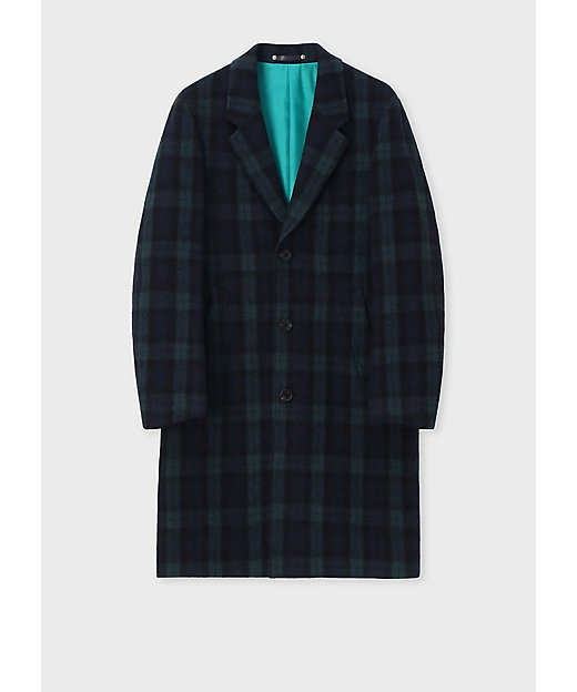 ブラックウォッチ チェスターコート（252112986U） | Paul