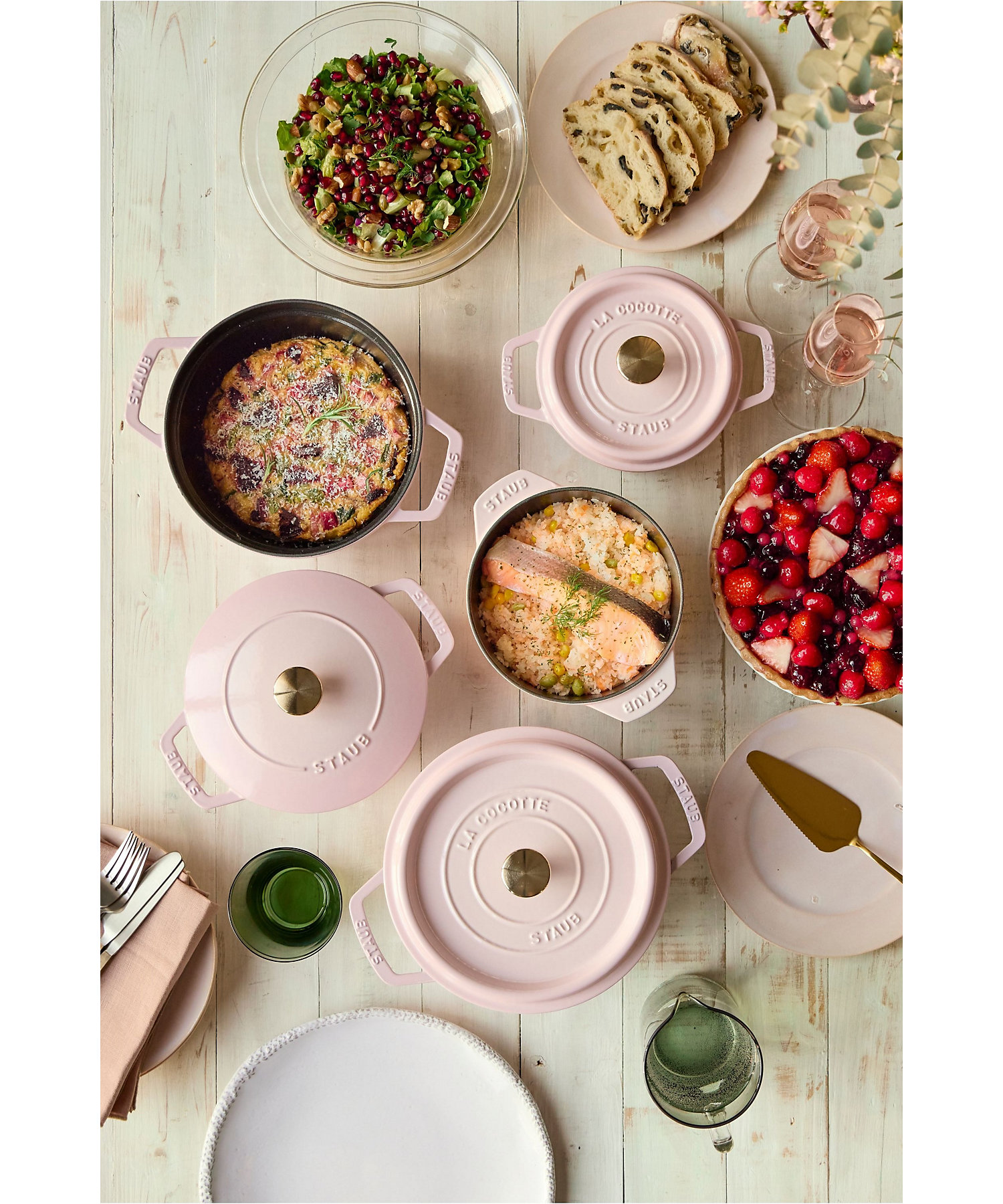 29日迄】ストウブ ピコ ココット ラウンド 10㎝ ソルベローズ staub