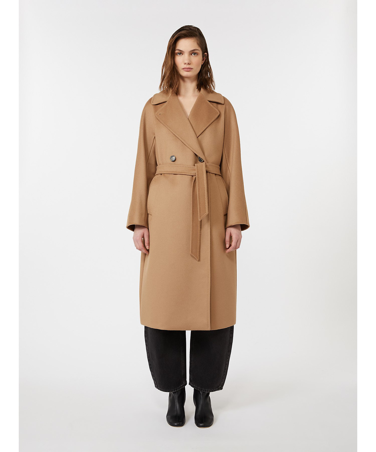 レジナ ピュア ヴァージンウール ダブルブレスト コート