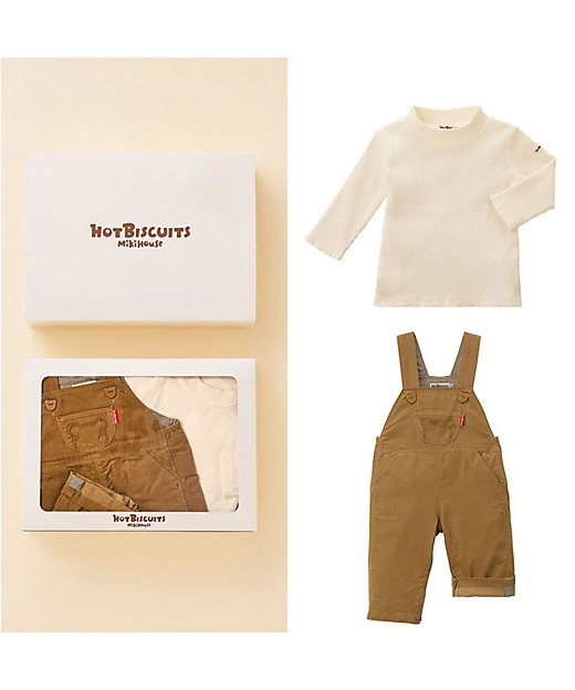 コーデュロイオーバーオール＆Tシャツギフトセット | HOT BISCUITS