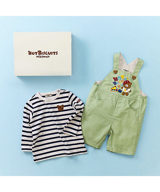 オーバーオール＆Tシャツセット BOX付き 74－9936－145