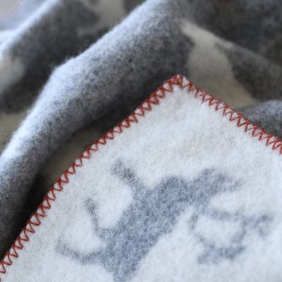 ウールハーフブランケット ワイルダネス グレー | KLIPPAN/クリッパン