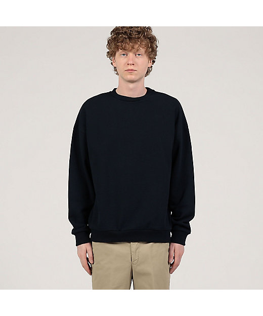 別注】KNITTINGFACTORY 吊り裏毛ロングスリーブ クルー