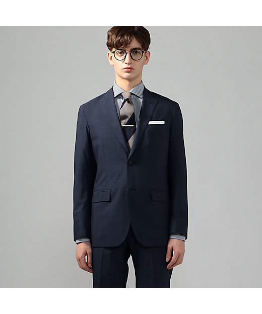 ウールシルクトロピカル 2Bテーラードジャケット utility