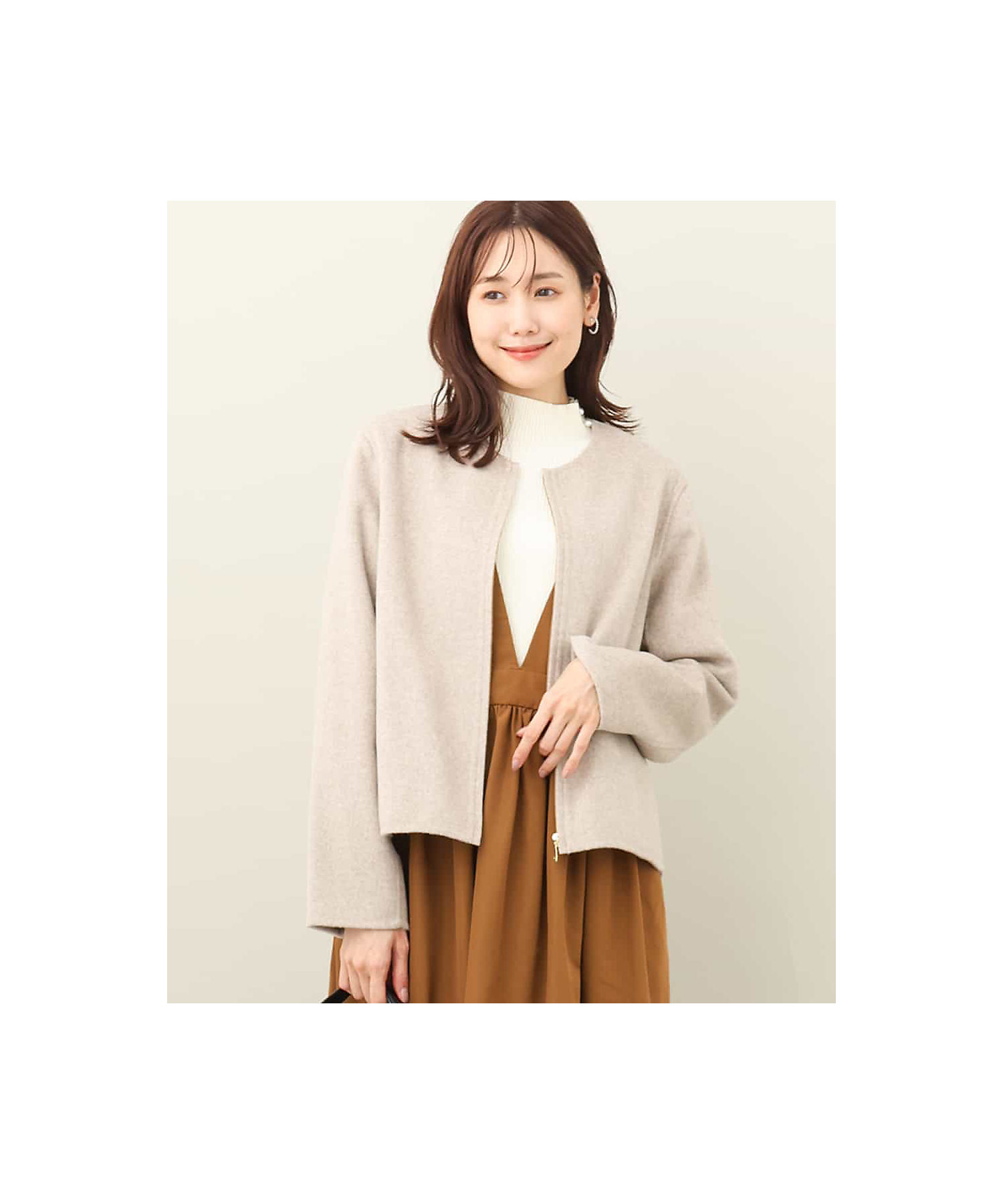 スムースリバーショート丈コート | MK MICHEL KLEIN (Women)/エムケー