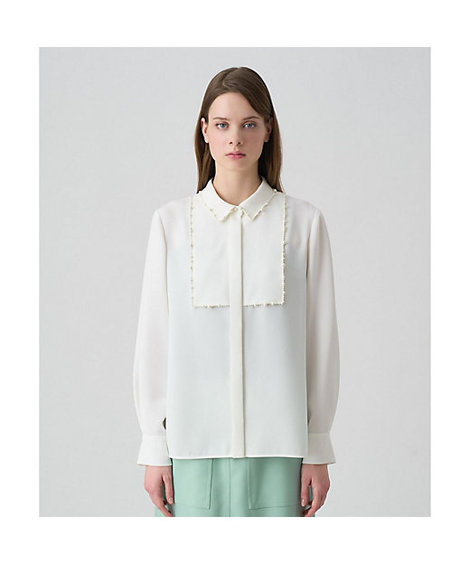 ダブルクロスパール ブラウス | ANAYI/アナイ | 三越伊勢丹オンライン