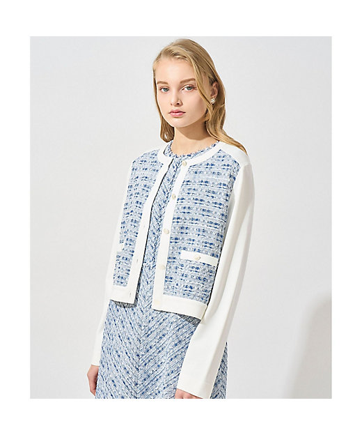 Eternal Line 2025】ミックスツイードコンビジャケット